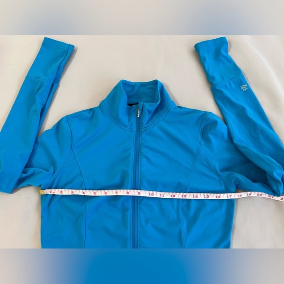 VSX Victoria's Secret Sport Knockout Blue Full Front Zip Jacket Sz Small - Picture 4 of 7